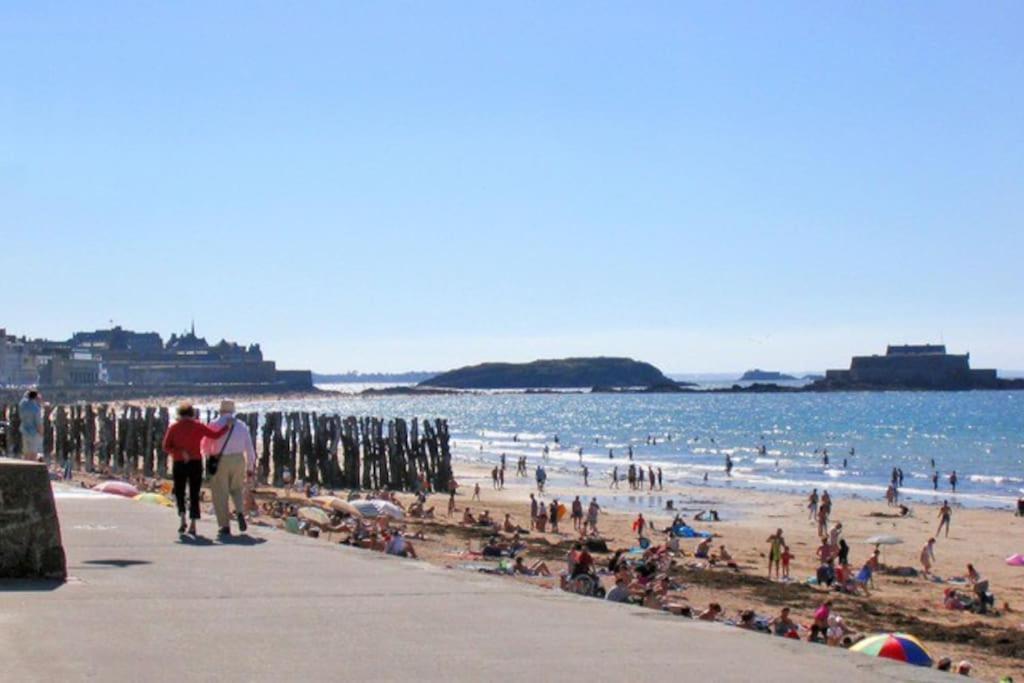 St Malo Maison Avec Jardin Proche Gare Plage Intramuros Chien Admis Parking Gratuit 생말로 외부 사진